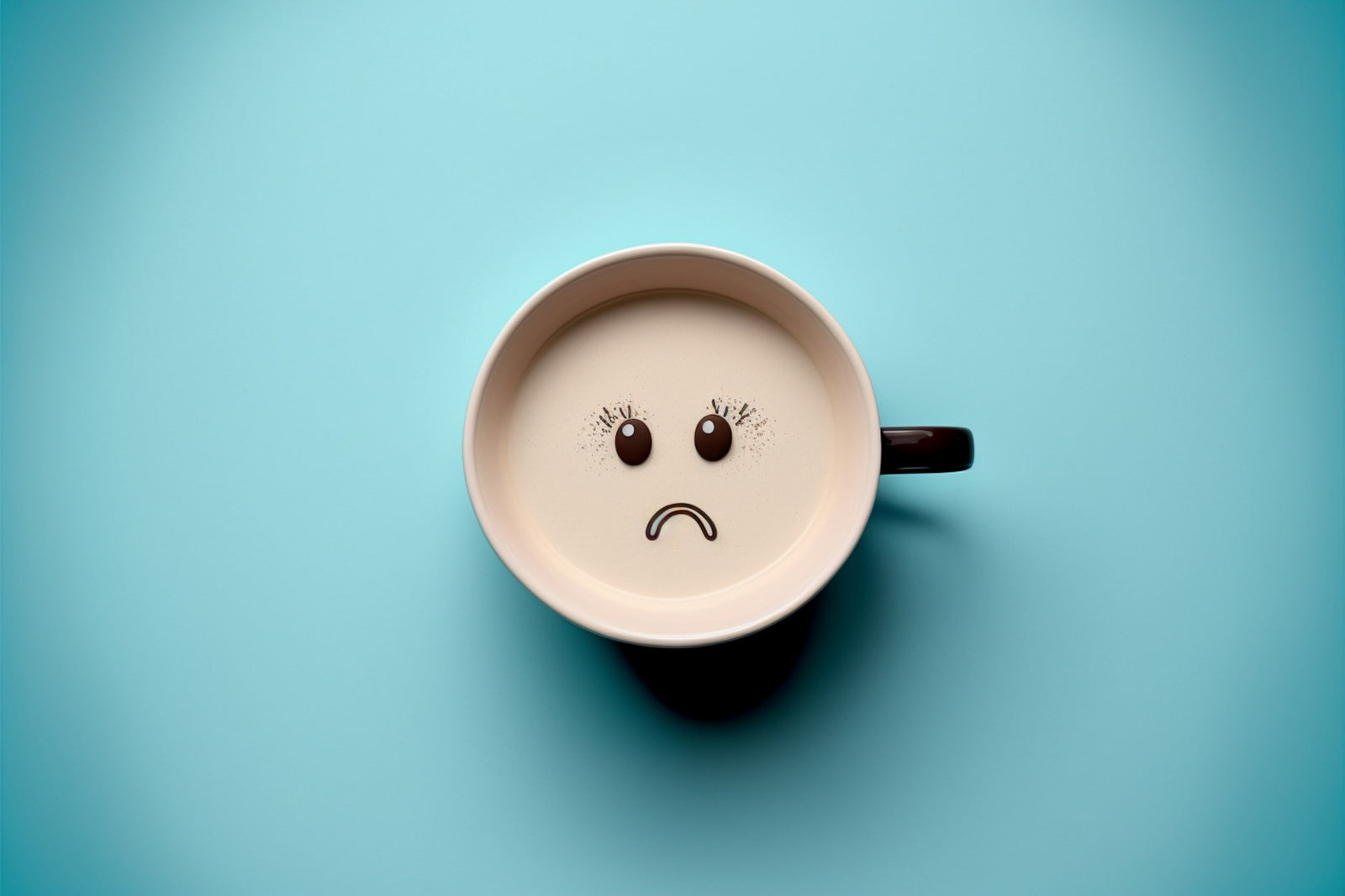 Sad Coffee Cup