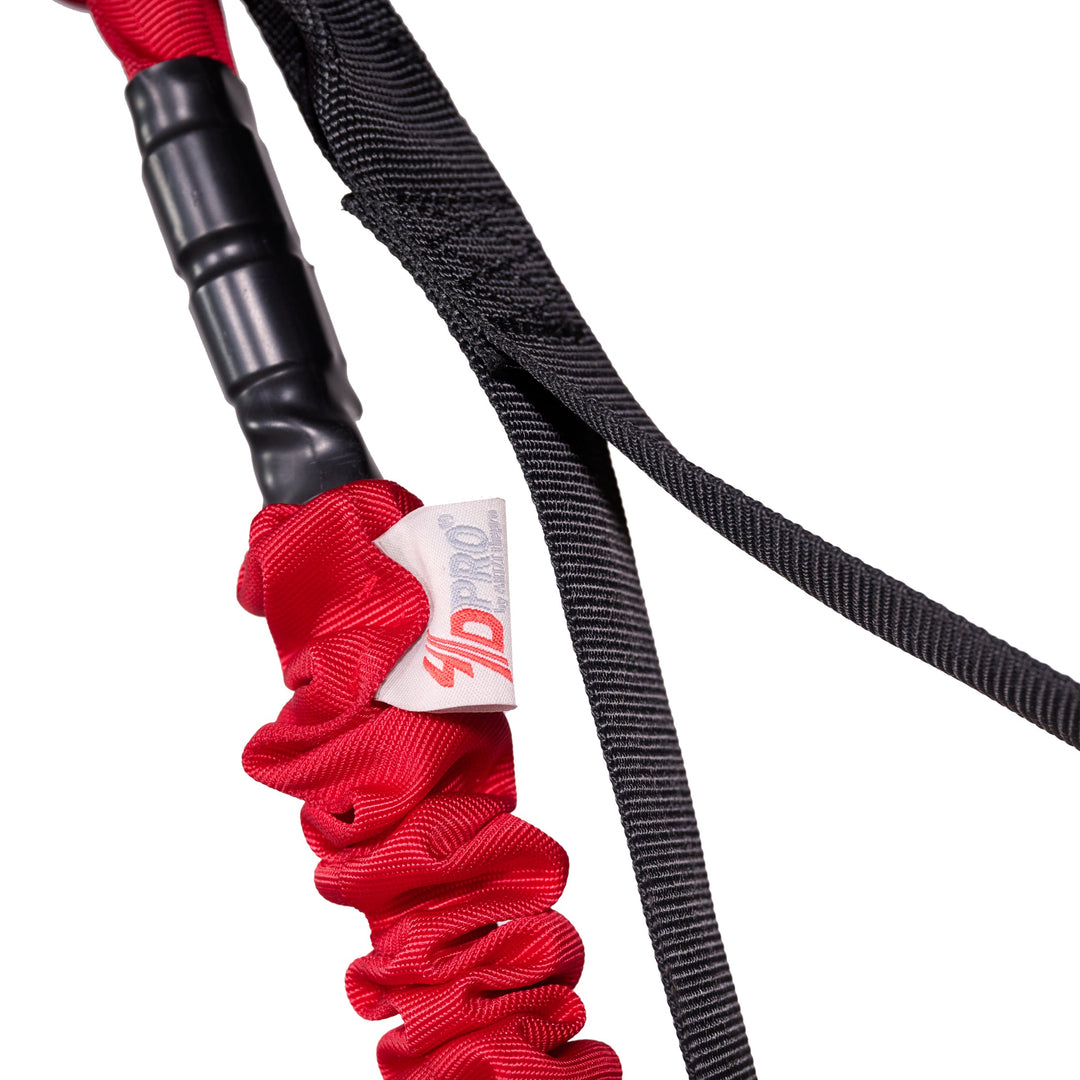 4D PRO® Bungee Trainer System straps and lambda close up on a white background