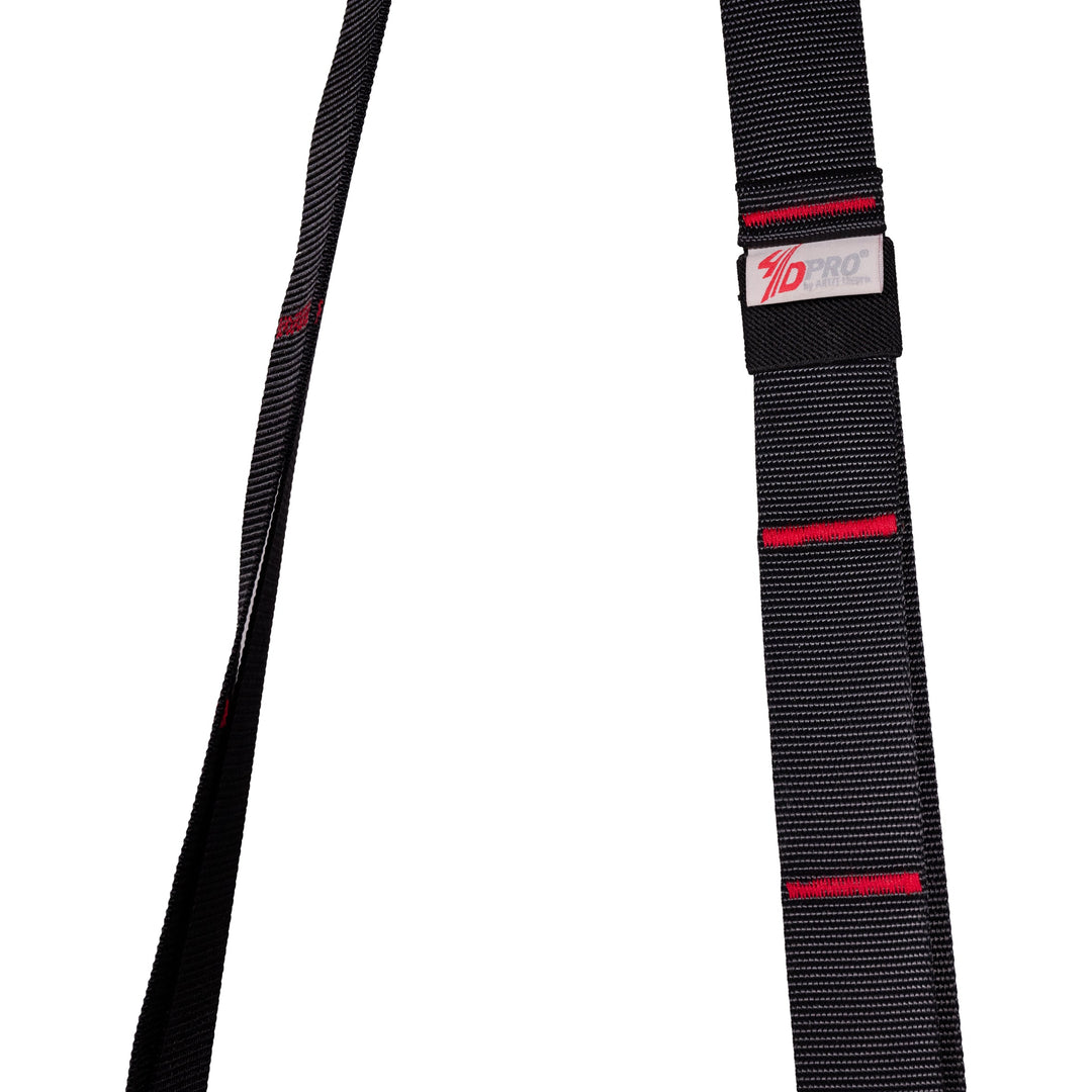 4D PRO® Bungee Trainer System Black strap showing Logo on a white background