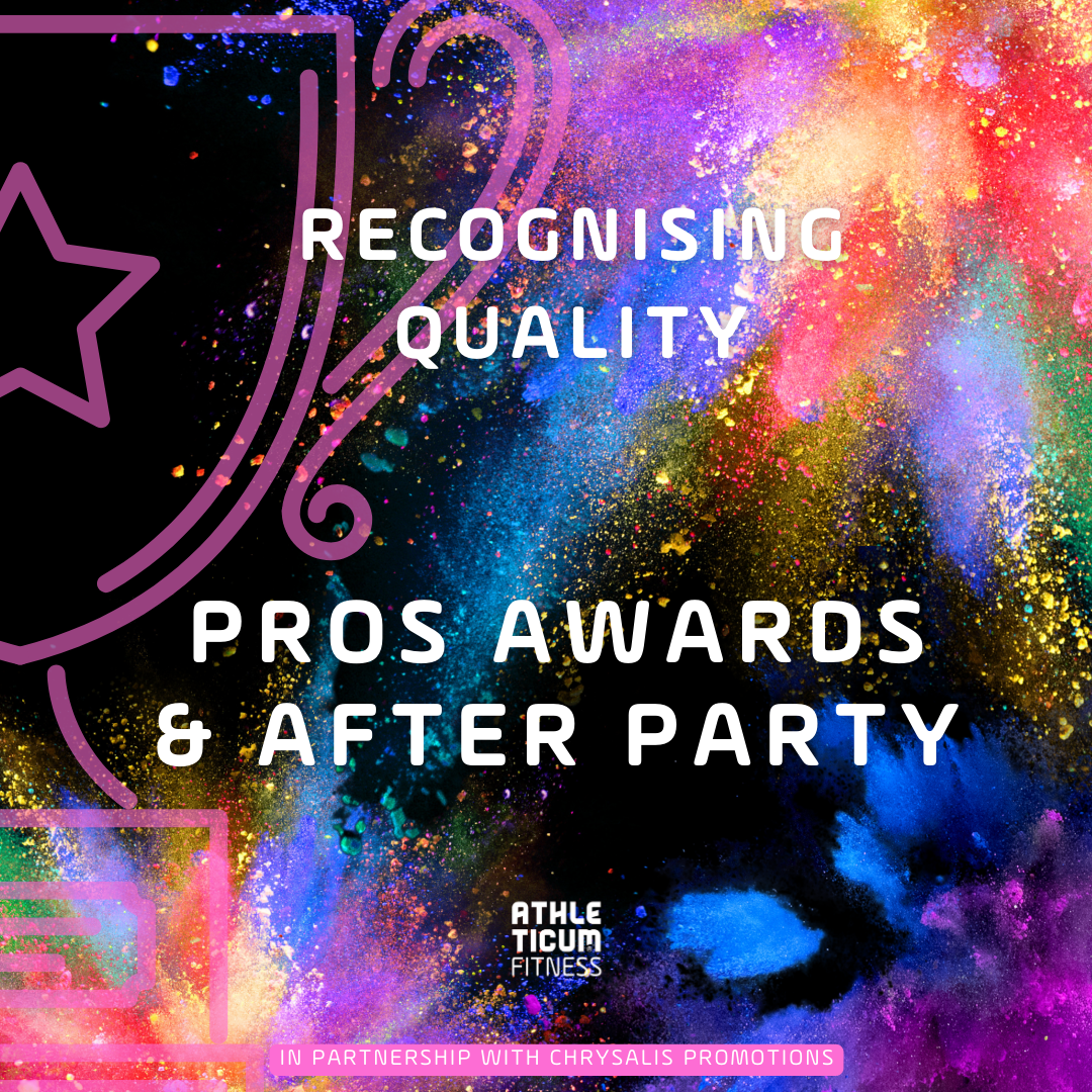 PROS Awards Gala 2026 celebration with fitness professionals at Blackpool Wintergardens Spanish Hall