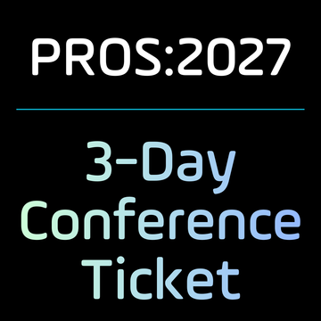 PROS 2027 Ticket | 3-Day Full Fitness Conference