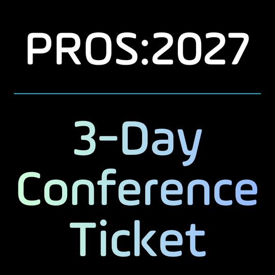 PROS 2027 Ticket | 3-Day Full Fitness Conference