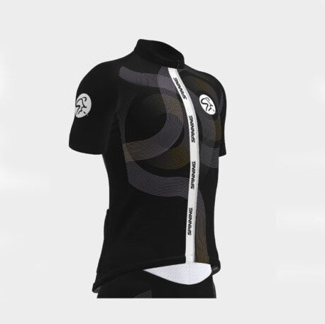 Spinning® Team Geometric Unisex Short-Sleeve Jersey | Italian Cycling Jersey