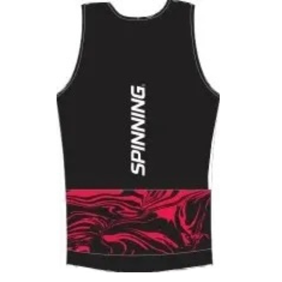 Spinning® Team Red Flames Women's Racerback Top | Italian Performance Cycling Tank