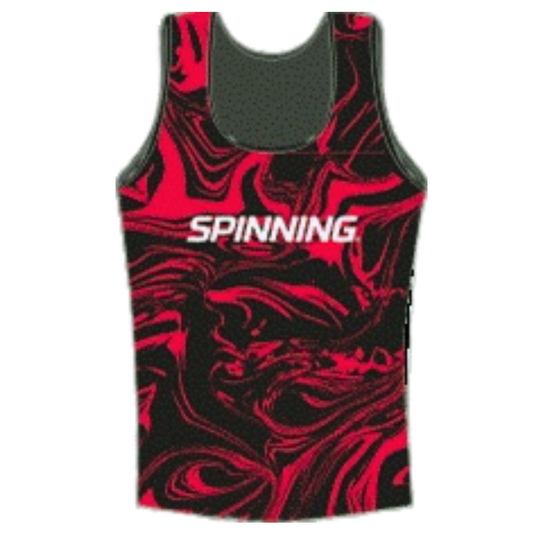 Spinning® Team Red Flames Women's Racerback Top | Italian Performance Cycling Tank
