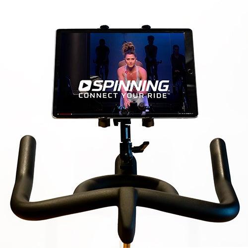 Spinning® Deluxe Media Mount - Compatible with SINGLE Water Bottle Holder - Athleticum Fitness